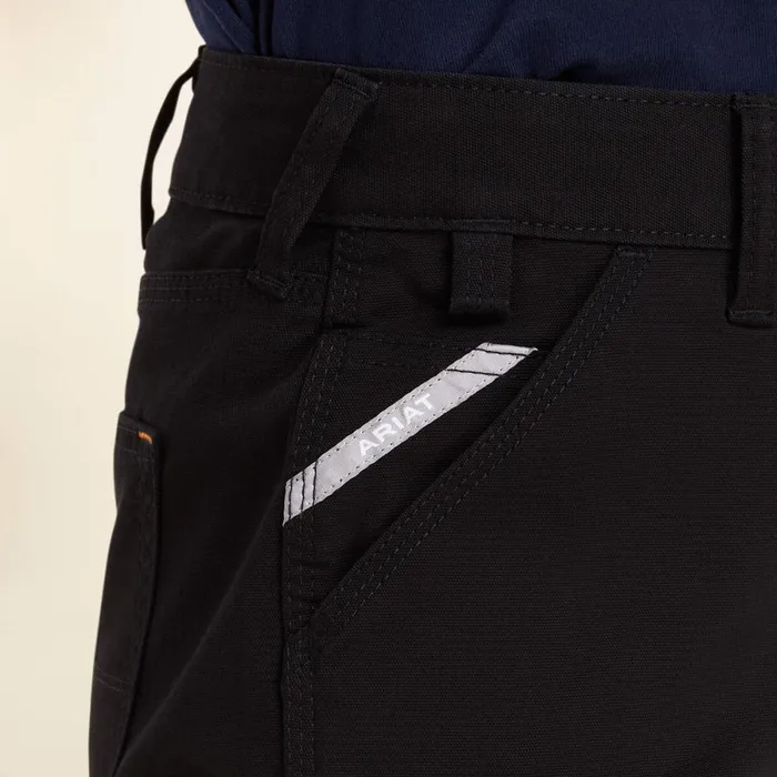 Rebar DuraStretch Made Tough Short Black Women Ariat Pants and Shorts Rebar DuraStretch Made Tough Short Black Women Ariat Pants and Shorts