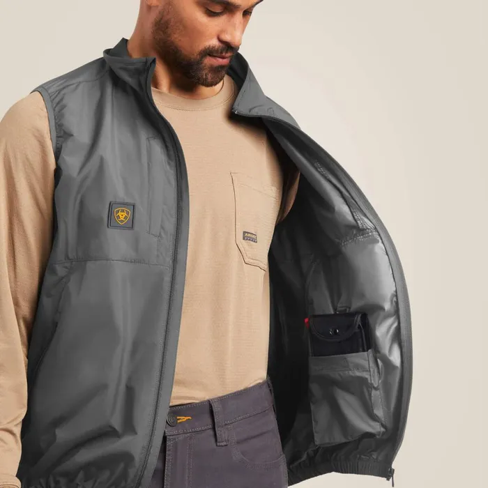 Rebar Elite Series Wind Chill Vest Rebar Gray Men Ariat Jackets and Vests Rebar Elite Series Wind Chill Vest Rebar Gray Men Ariat Jackets and Vests