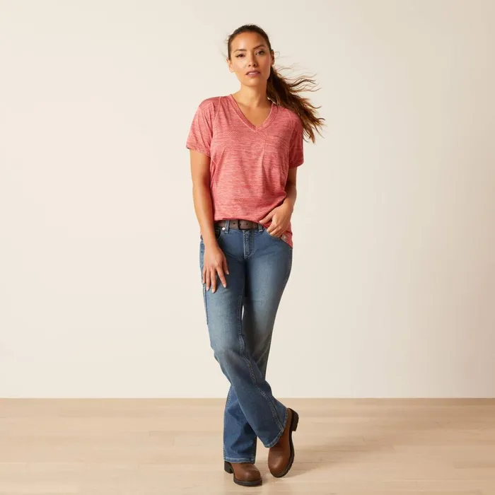 Rebar Evolution TShirt Mineral Red Women Ariat TShirts and Tops Rebar Evolution TShirt Mineral Red Women Ariat TShirts and Tops