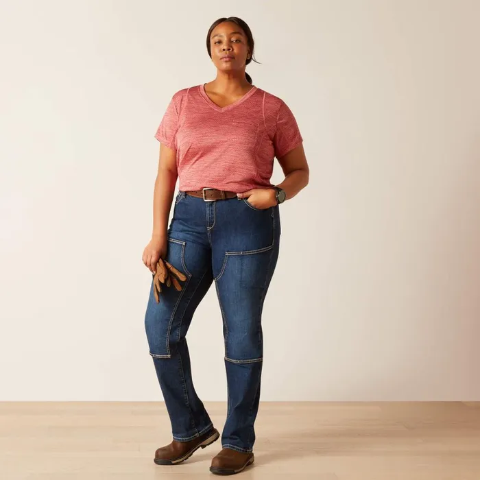 Rebar Evolution TShirt Mineral Red Women Ariat TShirts and Tops Rebar Evolution TShirt Mineral Red Women Ariat TShirts and Tops