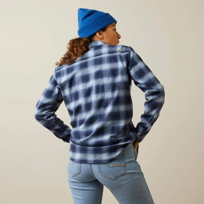 Rebar Flannel DuraStretch Work Shirt Allure Plaid Women Ariat TShirts and Tops