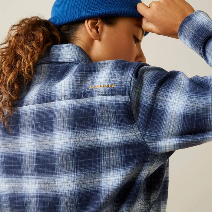 Rebar Flannel DuraStretch Work Shirt Allure Plaid Women Ariat TShirts and Tops