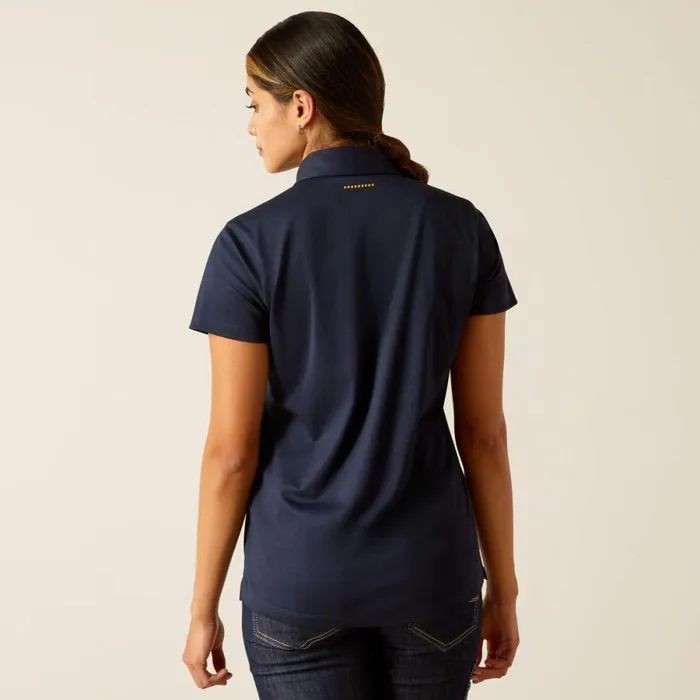 Rebar Foreman Polo Navy Women Ariat TShirts and Tops Rebar Foreman Polo Navy Women Ariat TShirts and Tops
