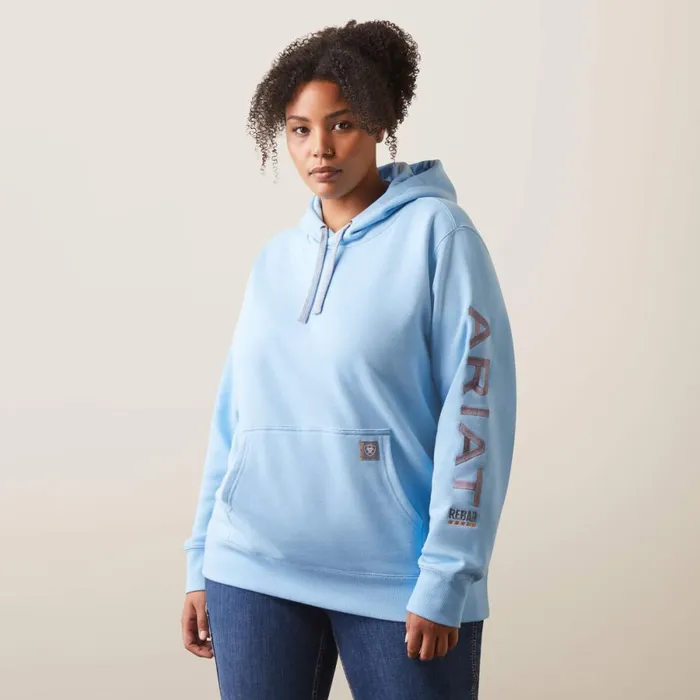 Rebar Graphic Hoodie Dutch Canal Heather Dusk Women Ariat Sweatshirts and Hoodies Rebar Graphic Hoodie Dutch Canal Heather Dusk Women Ariat Sweatshirts and Hoodies