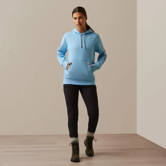 Rebar Graphic Hoodie Dutch Canal Heather Dusk Women Ariat Sweatshirts and Hoodies Rebar Graphic Hoodie Dutch Canal Heather Dusk Women Ariat Sweatshirts and Hoodies