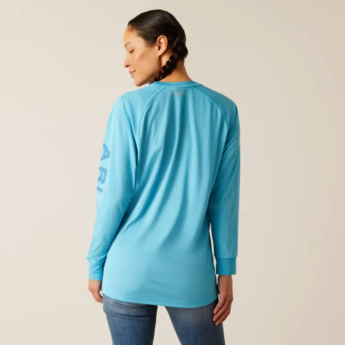 Rebar Heat Fighter TShirt Norse Bluemeadowbrook Women Ariat TShirts and Tops Rebar Heat Fighter TShirt Norse Bluemeadowbrook Women Ariat TShirts and Tops
