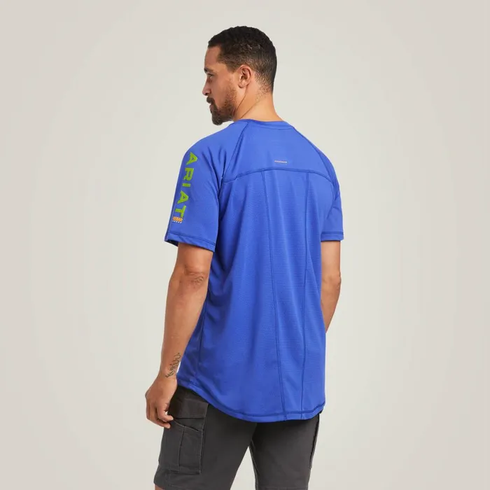 Rebar Heat Fighter TShirt Royal Blue Men Ariat TShirts and Polos Rebar Heat Fighter TShirt Royal Blue Men Ariat TShirts and Polos
