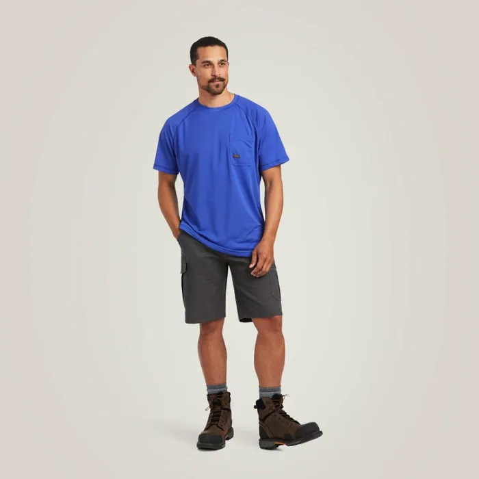 Rebar Heat Fighter TShirt Royal Blue Men Ariat TShirts and Polos Rebar Heat Fighter TShirt Royal Blue Men Ariat TShirts and Polos