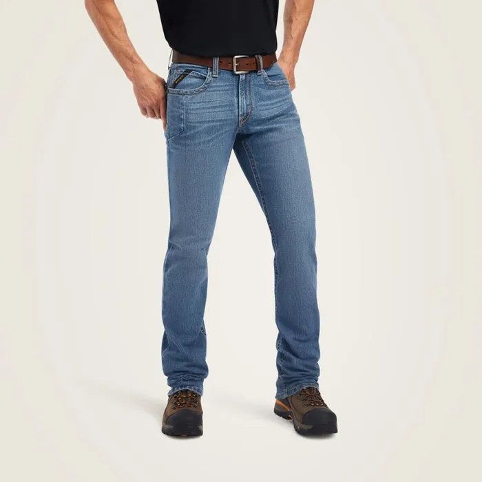 Rebar M4 Low Rise DuraStretch Edge Boot Cut Jean Ventura Men Ariat Denim