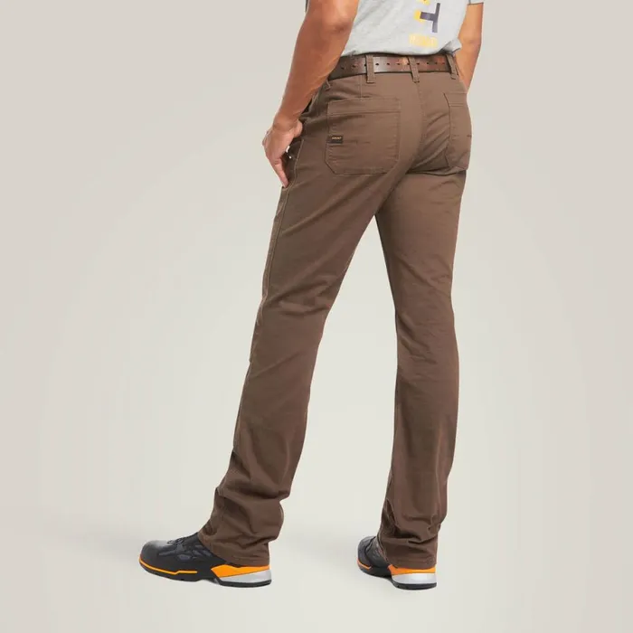 Rebar M4 Low Rise DuraStretch Made Tough Double Front Stackable Straight Leg Pant Wren Men Ariat Pants and Shorts Rebar M4 Low Rise DuraStretch Made Tough Double Front Stackable Straight Leg Pant Wren Men Ariat Pants and Shorts