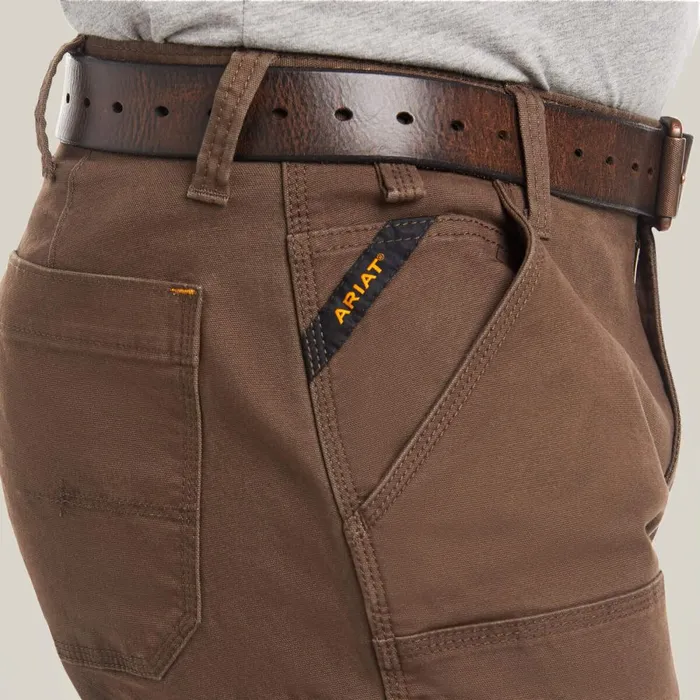 Rebar M4 Low Rise DuraStretch Made Tough Double Front Stackable Straight Leg Pant Wren Men Ariat Pants and Shorts Rebar M4 Low Rise DuraStretch Made Tough Double Front Stackable Straight Leg Pant Wren Men Ariat Pants and Shorts