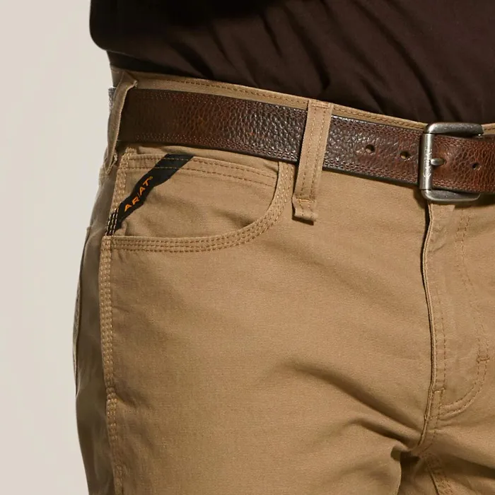 Rebar M4 Low Rise DuraStretch Made Tough Stackable Straight Leg Pant Field Khaki Men Ariat Pants and Shorts Rebar M4 Low Rise DuraStretch Made Tough Stackable Straight Leg Pant Field Khaki Men Ariat Pants and Shorts