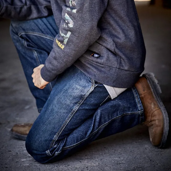 Rebar M4 Low Rise DuraStretch Workhorse Boot Cut Jean Phantom Men Ariat Denim Rebar M4 Low Rise DuraStretch Workhorse Boot Cut Jean Phantom Men Ariat Denim