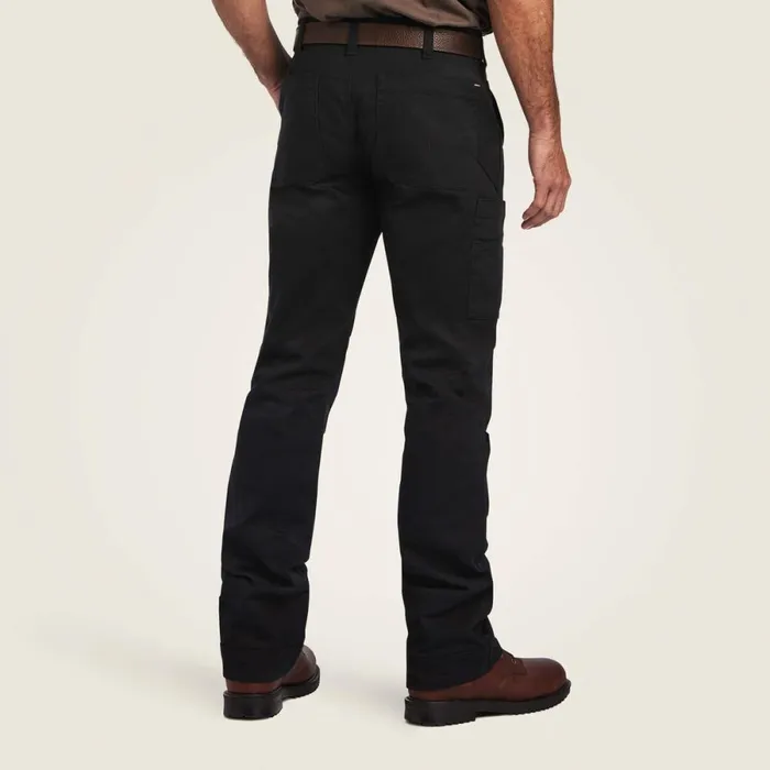 Rebar M5 Straight DuraStretch Washed Twill Dungaree Straight Leg Pant Black Men Ariat Pants and Shorts Rebar M5 Straight DuraStretch Washed Twill Dungaree Straight Leg Pant Black Men Ariat Pants and Shorts