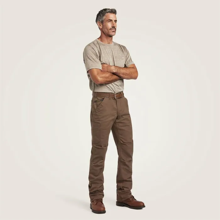 Rebar M5 Straight DuraStretch Washed Twill Dungaree Straight Leg Pant Wren Men Ariat Pants and Shorts Rebar M5 Straight DuraStretch Washed Twill Dungaree Straight Leg Pant Wren Men Ariat Pants and Shorts