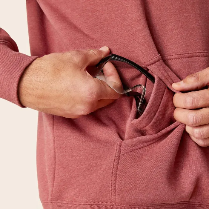 Rebar Roughneck Pullover Hoodie Roan Rouge Heather Men Ariat Sweatshirts and Hoodies Rebar Roughneck Pullover Hoodie Roan Rouge Heather Men Ariat Sweatshirts and Hoodies