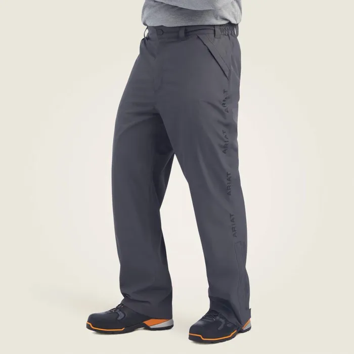 Rebar Stormshell Waterproof Pant Rebar Grey Men Ariat Pants and Shorts