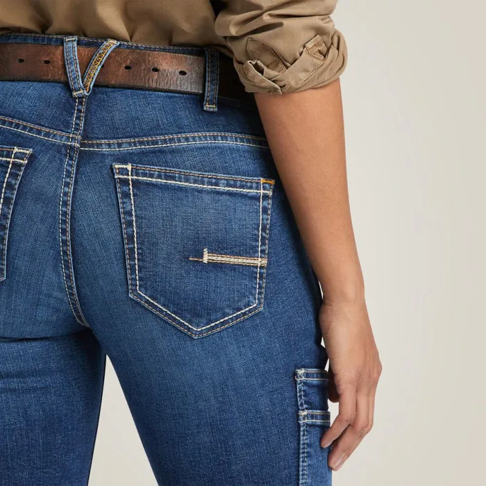 Rebar Work Flex Perfect Rise Riveter Boot Cut Jean Pilar Women Ariat Denim Rebar Work Flex Perfect Rise Riveter Boot Cut Jean Pilar Women Ariat Denim