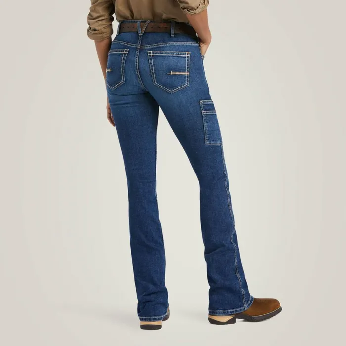 Rebar Work Flex Perfect Rise Riveter Boot Cut Jean Pilar Women Ariat Denim Rebar Work Flex Perfect Rise Riveter Boot Cut Jean Pilar Women Ariat Denim