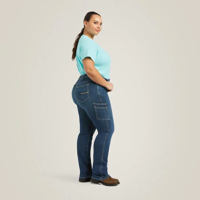 Rebar Work Flex Perfect Rise Riveter Boot Cut Jean Pilar Women Ariat Denim Rebar Work Flex Perfect Rise Riveter Boot Cut Jean Pilar Women Ariat Denim