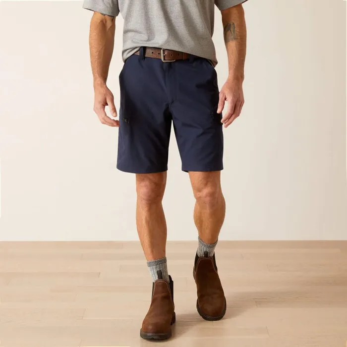 Rebar WorkFlow Ultralight Short Navy Men Ariat Pants and Shorts
