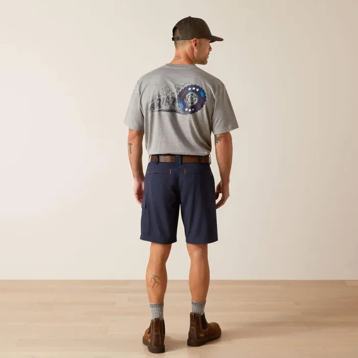 Rebar WorkFlow Ultralight Short Navy Men Ariat Pants and Shorts Rebar WorkFlow Ultralight Short Navy Men Ariat Pants and Shorts