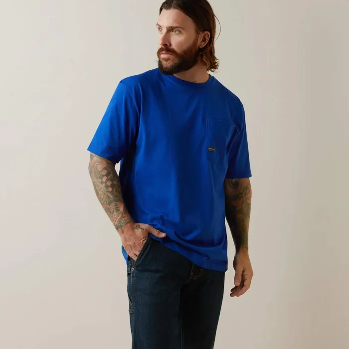 Rebar Workman Born For This TShirt Royal Blue Heather Men Ariat TShirts and Polos Rebar Workman Born For This TShirt Royal Blue Heather Men Ariat TShirts and Polos