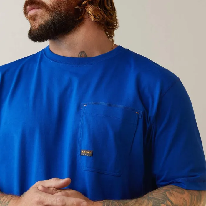 Rebar Workman Born For This TShirt Royal Blue Heather Men Ariat TShirts and Polos Rebar Workman Born For This TShirt Royal Blue Heather Men Ariat TShirts and Polos