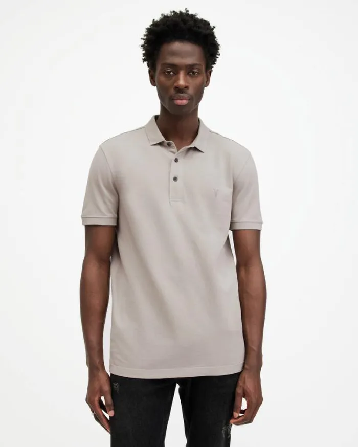 Reform Short Sleeve Polo Shirts 2 Pack Cool Greysur Blue Men AllSaints TShirts Reform Short Sleeve Polo Shirts 2 Pack Cool Greysur Blue Men AllSaints TShirts