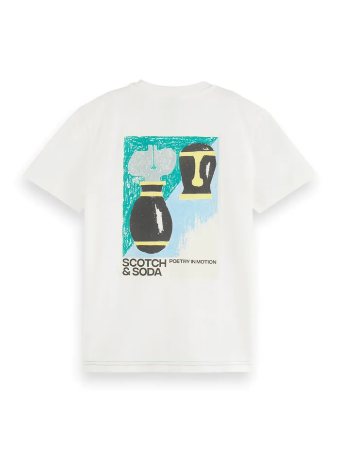 REGULARFIT ARTWORK TSHIRT Off White Kids Scotch and Soda TShirts