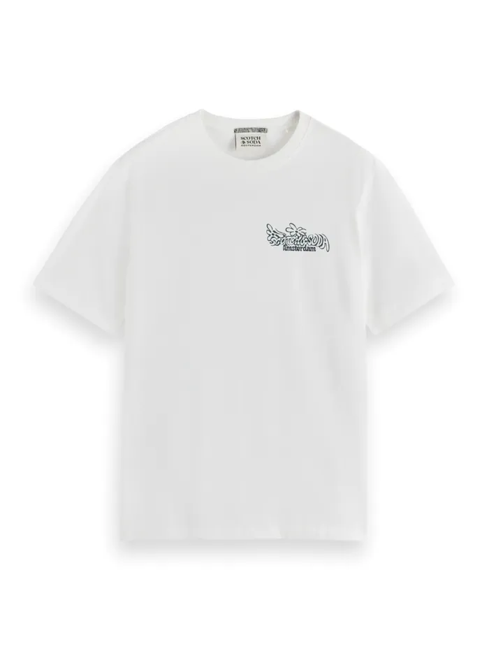 REGULAR FIT FRONT BACK ARTWORK TSHIRT Black Men Scotch and Soda TShirts and Polo Shirts REGULAR FIT FRONT BACK ARTWORK TSHIRT Black Men Scotch and Soda TShirts and Polo Shirts