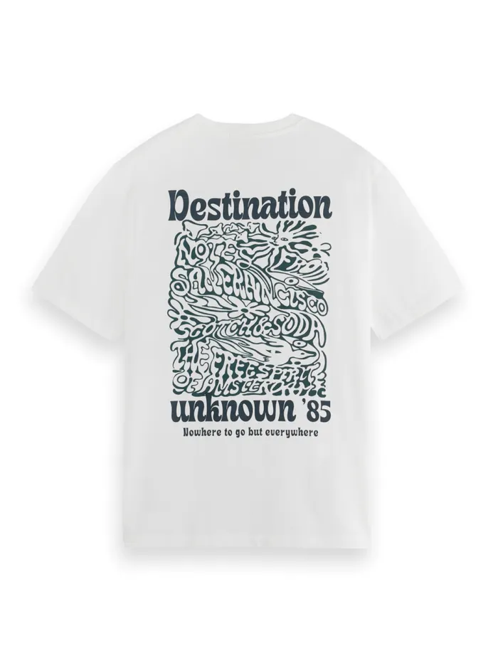 REGULAR FIT FRONT BACK ARTWORK TSHIRT Black Men Scotch and Soda TShirts and Polo Shirts REGULAR FIT FRONT BACK ARTWORK TSHIRT Black Men Scotch and Soda TShirts and Polo Shirts