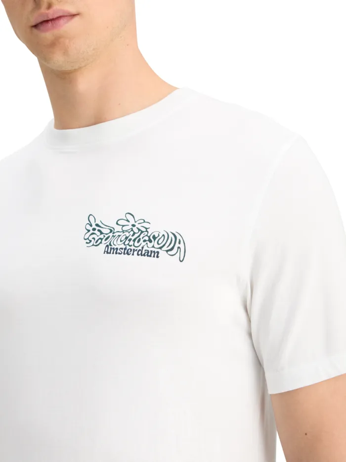 REGULAR FIT FRONT BACK ARTWORK TSHIRT Black Men Scotch and Soda TShirts and Polo Shirts REGULAR FIT FRONT BACK ARTWORK TSHIRT Black Men Scotch and Soda TShirts and Polo Shirts