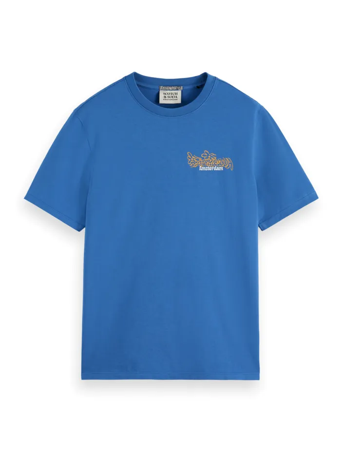 REGULAR FIT FRONT BACK ARTWORK TSHIRT Black Men Scotch and Soda TShirts and Polo Shirts REGULAR FIT FRONT BACK ARTWORK TSHIRT Black Men Scotch and Soda TShirts and Polo Shirts