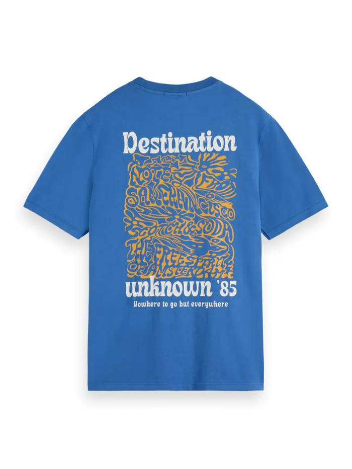 REGULAR FIT FRONT BACK ARTWORK TSHIRT Black Men Scotch and Soda TShirts and Polo Shirts REGULAR FIT FRONT BACK ARTWORK TSHIRT Black Men Scotch and Soda TShirts and Polo Shirts
