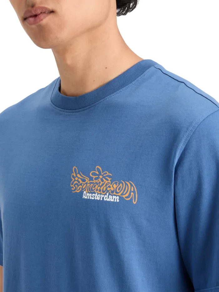 REGULAR FIT FRONT BACK ARTWORK TSHIRT Black Men Scotch and Soda TShirts and Polo Shirts REGULAR FIT FRONT BACK ARTWORK TSHIRT Black Men Scotch and Soda TShirts and Polo Shirts