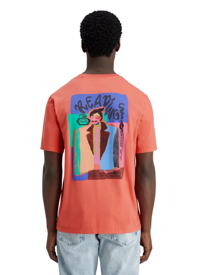 Regular Fit Front Back Artwork Tshirt Negroni Men Scotch and Soda TShirts and Polo Shirts Regular Fit Front Back Artwork Tshirt Negroni Men Scotch and Soda TShirts and Polo Shirts