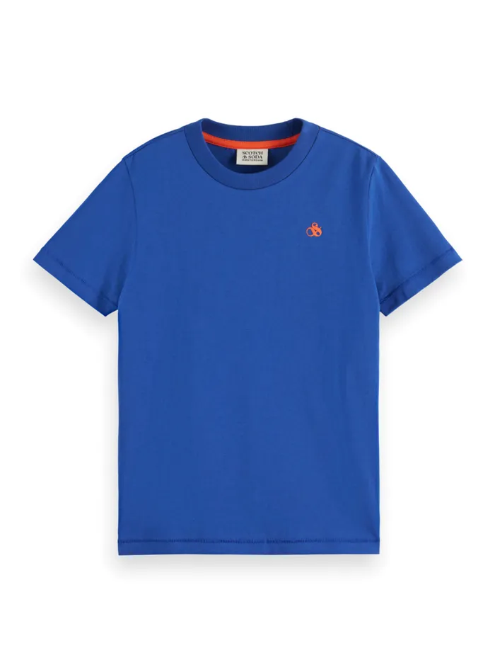 Regularfit Logo Tshirt Road Trip Blue Kids Scotch and Soda TShirts