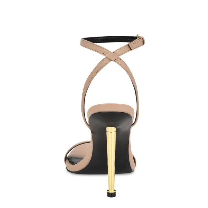 Reina Ankle Strap Sandals Light Natural Women Nine West Heeled Reina Ankle Strap Sandals Light Natural Women Nine West Heeled