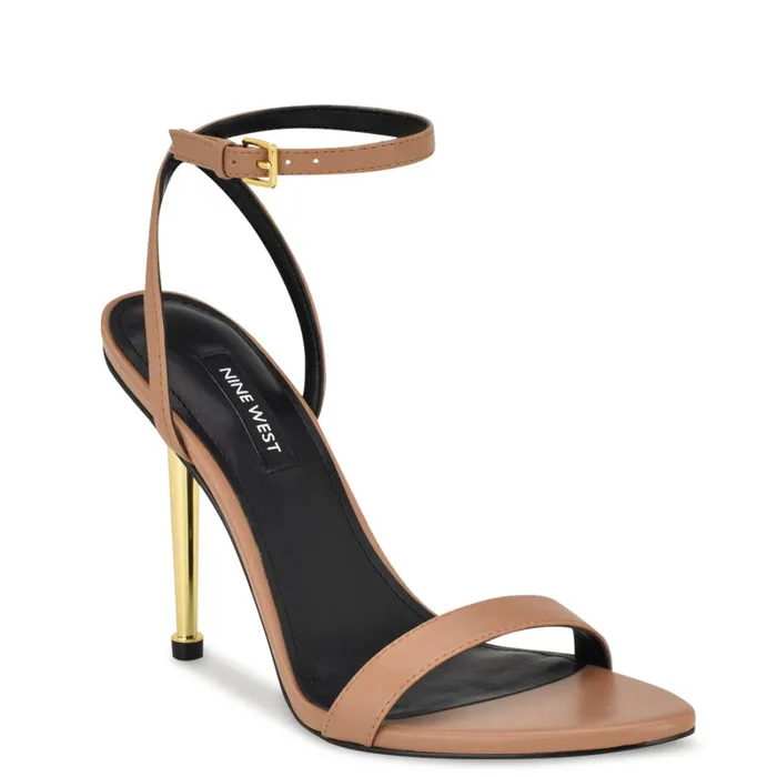 Reina Ankle Strap Sandals Medium Natural Women Nine West Sandals Reina Ankle Strap Sandals Medium Natural Women Nine West Sandals