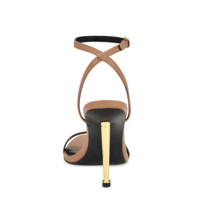 Reina Ankle Strap Sandals Medium Natural Women Nine West Sandals Reina Ankle Strap Sandals Medium Natural Women Nine West Sandals
