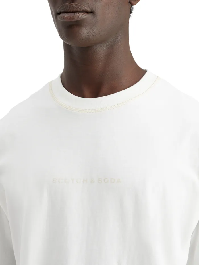 Relaxed Fit Applique Artwork Tshirt Swan Men Scotch and Soda TShirts and Polo Shirts Relaxed Fit Applique Artwork Tshirt Swan Men Scotch and Soda TShirts and Polo Shirts
