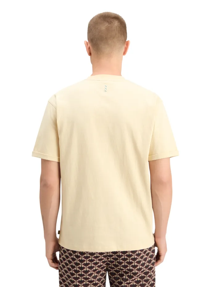 RELAXED FIT POCKET TSHIRT Parchment Men Scotch and Soda TShirts and Polo Shirts RELAXED FIT POCKET TSHIRT Parchment Men Scotch and Soda TShirts and Polo Shirts