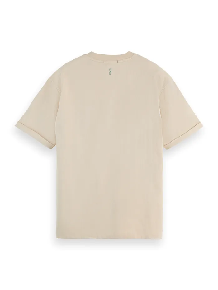 RELAXED FIT POCKET TSHIRT Parchment Men Scotch and Soda TShirts and Polo Shirts RELAXED FIT POCKET TSHIRT Parchment Men Scotch and Soda TShirts and Polo Shirts