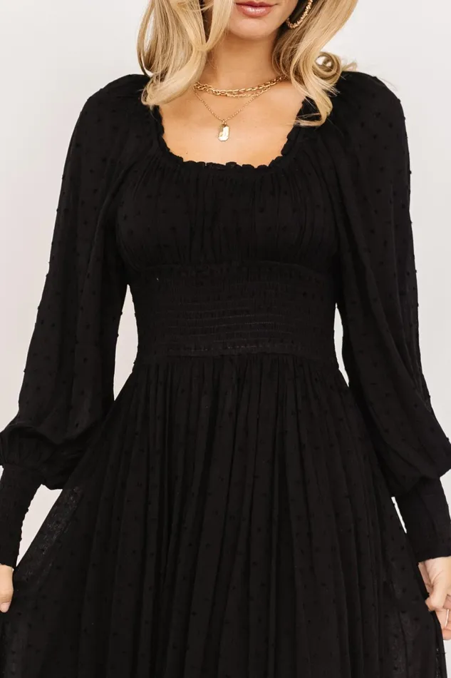 Renata Dot Maxi Dress Black Women Baltic Born Maxi Dresses Renata Dot Maxi Dress Black Women Baltic Born Maxi Dresses