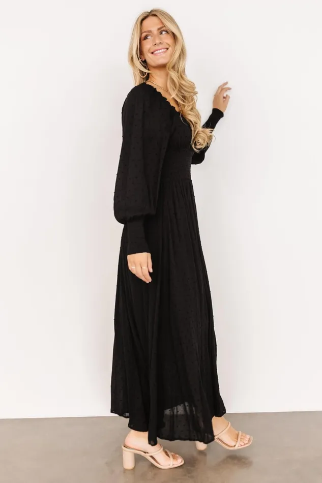 Renata Dot Maxi Dress Black Women Baltic Born Maxi Dresses Renata Dot Maxi Dress Black Women Baltic Born Maxi Dresses