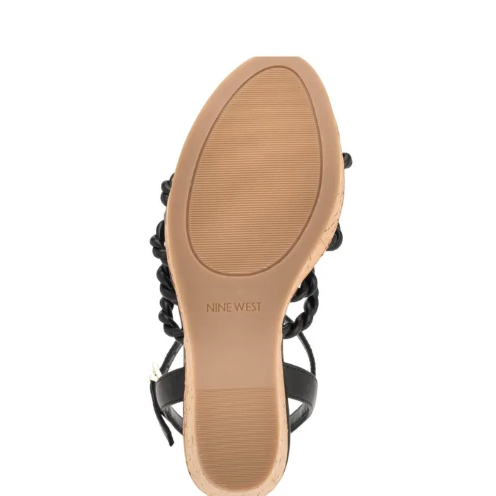 Renest Ankle Strap Wedge Sandals Black Women Nine West Sandals Renest Ankle Strap Wedge Sandals Black Women Nine West Sandals