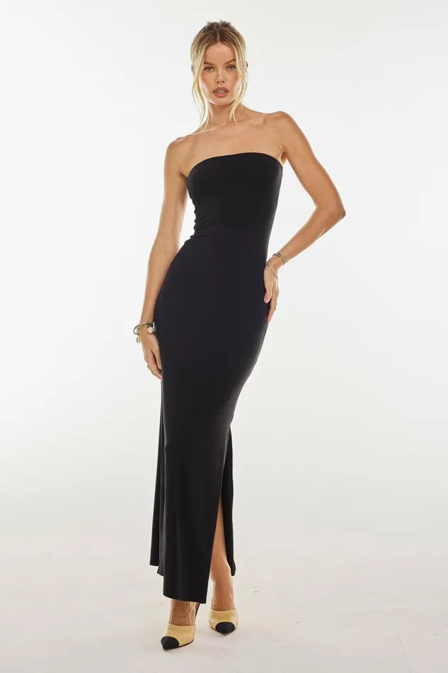RESA Basics Demi Dress In Black Knit 8211 Women
