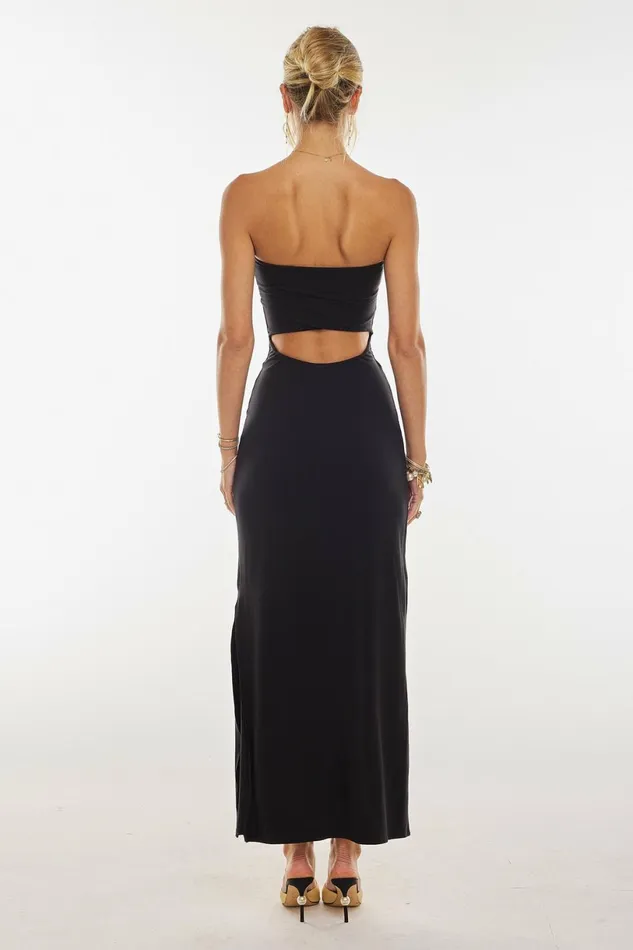 RESA Basics Demi Dress In Black Knit 8211 Women
