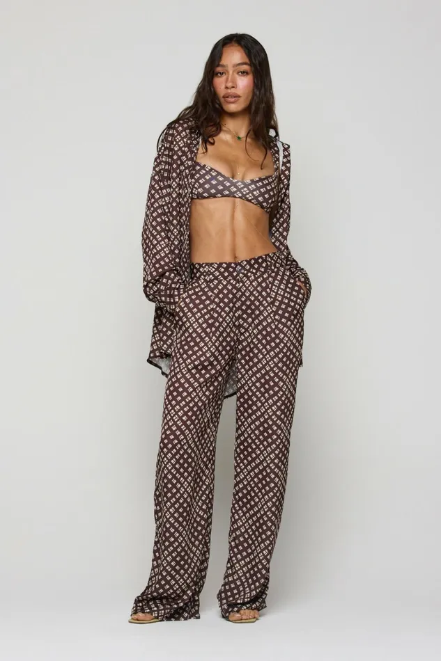 RESA Bottoms Sasha Trouser In Mocha 8211 Women